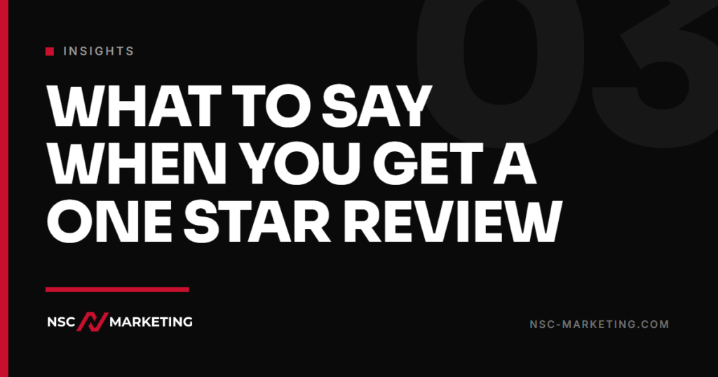What to Say When You Get a One Star Review 1 What to Say When You Get a One Star Review