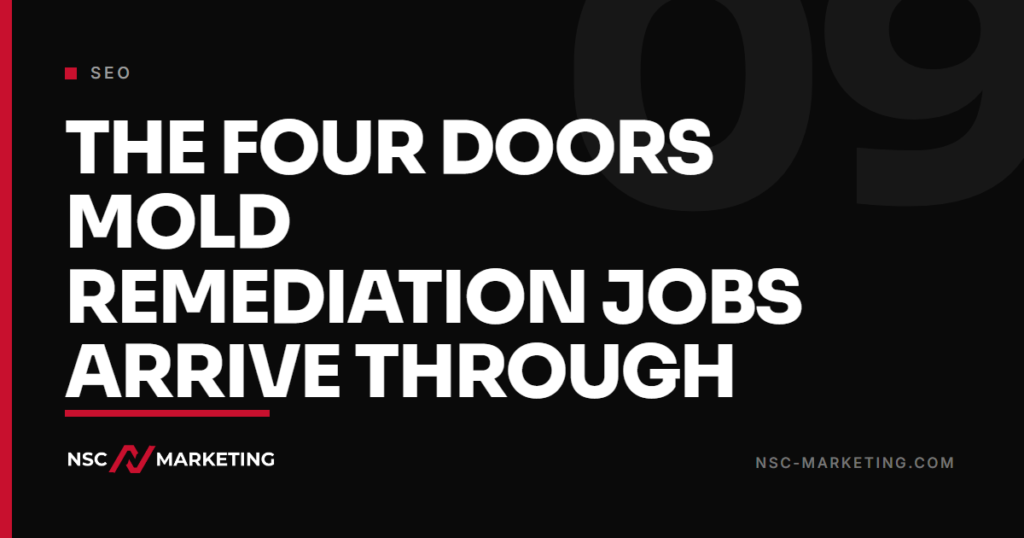 The Four Doors Mold Remediation Jobs Arrive Through 1 The Four Doors Mold Remediation Jobs Arrive Through